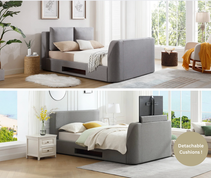 Khush Ottoman TV Bed in Grey with £500 OFF!