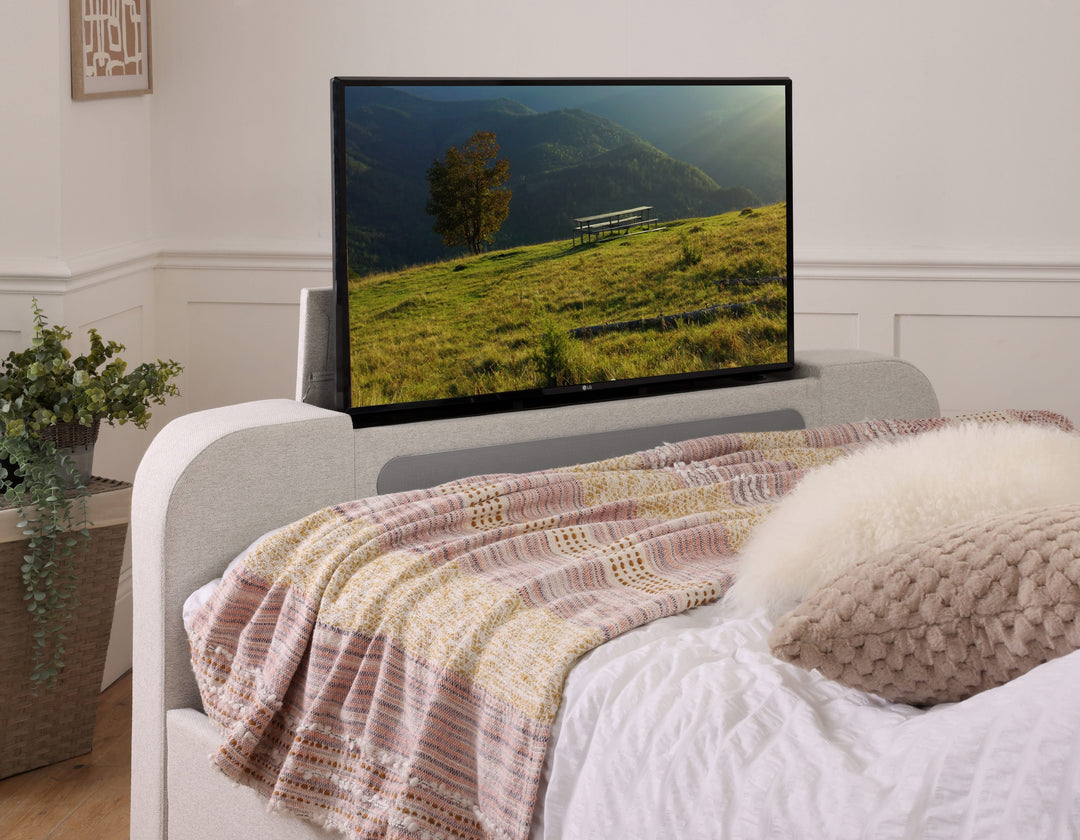 Stanford 4.1 Soundbar Pebble Stone Ottoman TV Bed - 20% OFF!