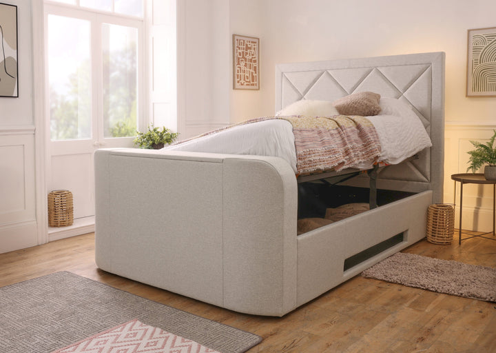 Stanford 4.1 Soundbar Pebble Stone Ottoman TV Bed - 20% OFF!