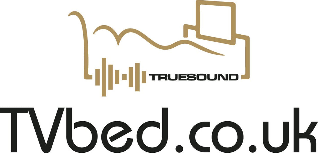 Immerse True Sound 5.1 Carbon Grey Ottoman TV Bed with USB Charging, Headphone Jack & 2 x  LED's